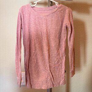 Little Sleepies Mauve Ribbed Pajama Set